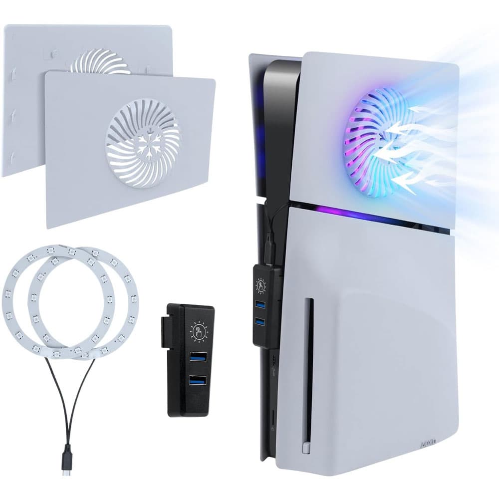فیس پلیت RGB دار PS5 Slim — تصویر ۲