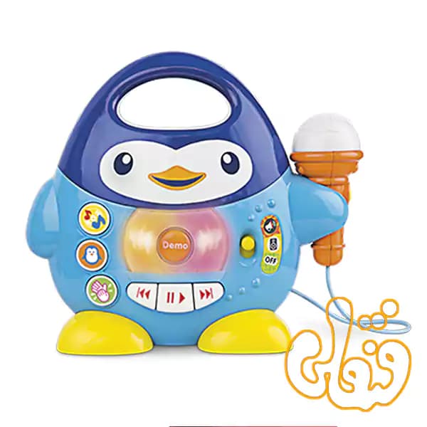 میکروفن و پخش کننده موزیک پنگوئن وین فان Penguin Music Player 2514A — تصویر ۳