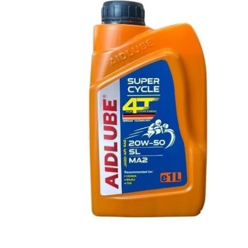 روغن موتور سیکلت 20W-50/ SL JASO MA2 (AIDLUBEایدلوب)