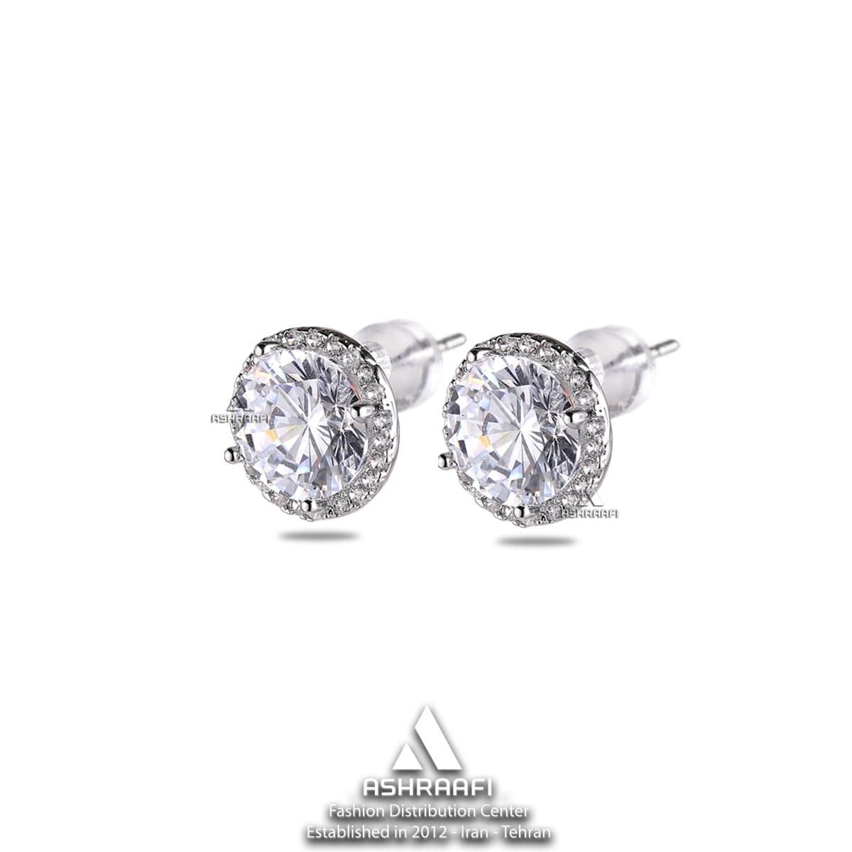گوشواره زنانه الماسی Diamond Earrings S7