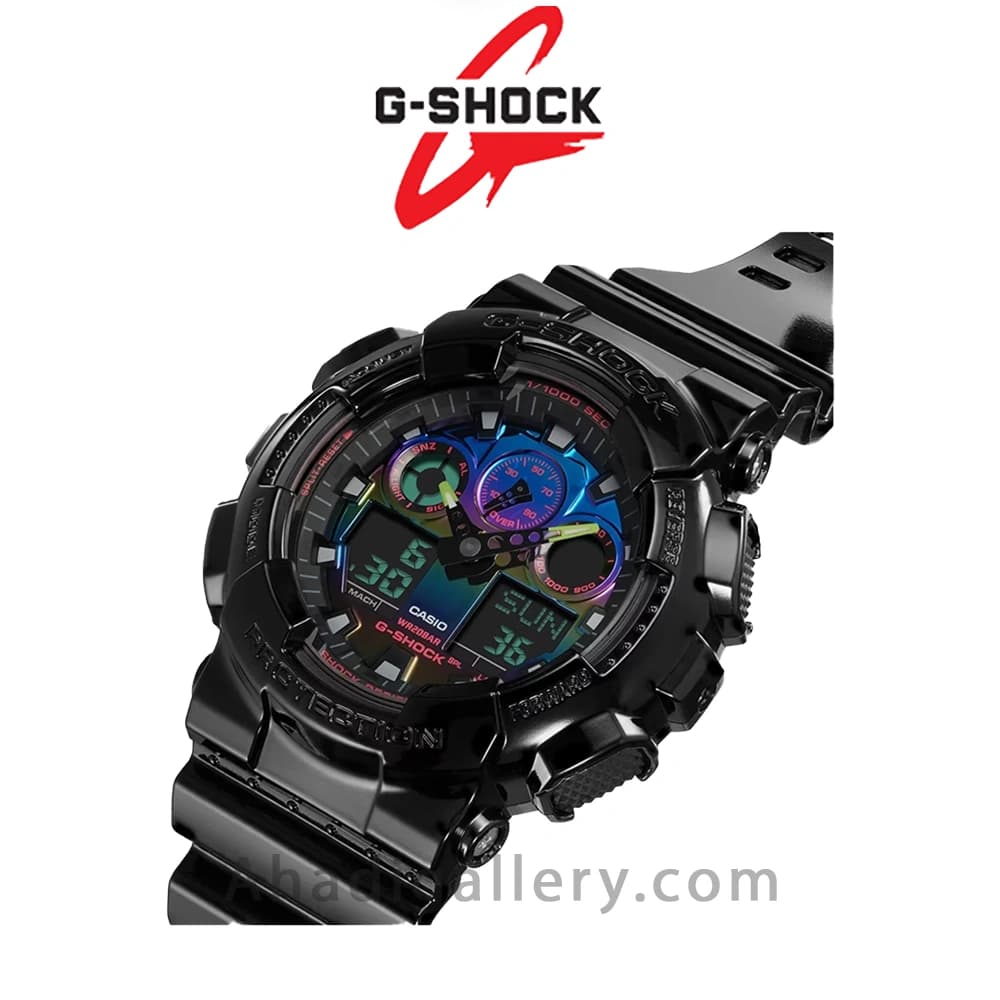 ساعت مچی کاسیو GA-100RGB-1A — تصویر ۹