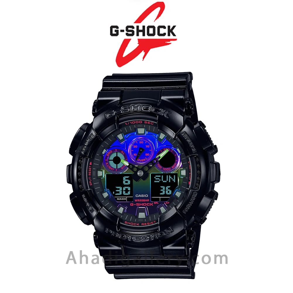 ساعت مچی کاسیو GA-100RGB-1A — تصویر ۸