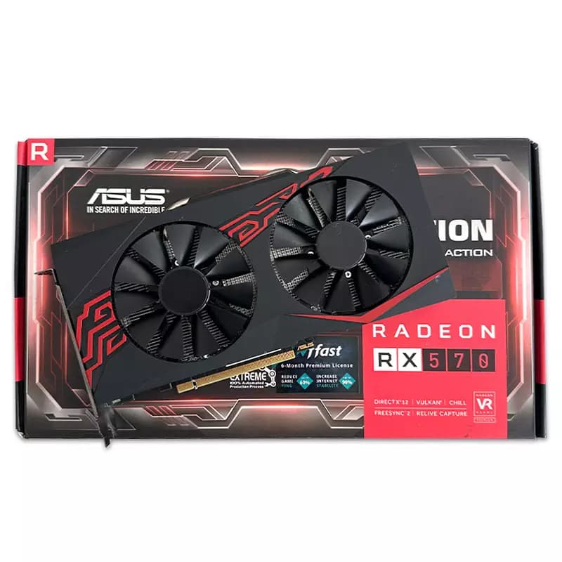 گرافیک ایسوس ASUS Expedition RX 570 4G GDDR5 استوک — تصویر ۷
