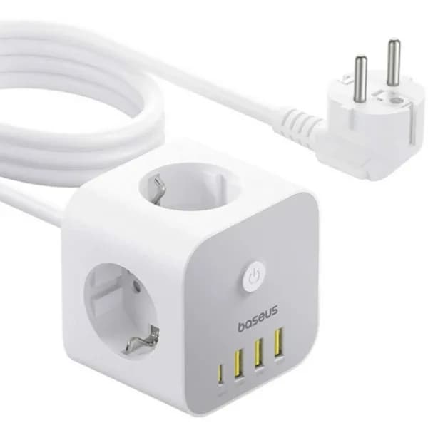 چندراهی برق بیسوس مدل E00066401213-00 PowerCombo Cube