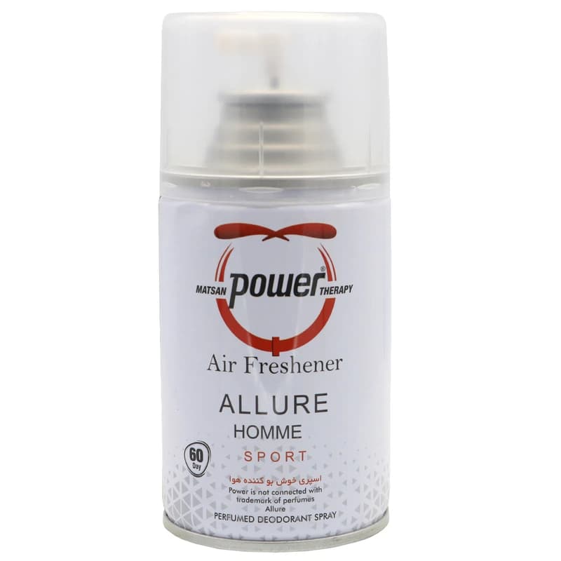 اسپری خوش بو کننده هوا پاور مدل Power Allure Homme Sport