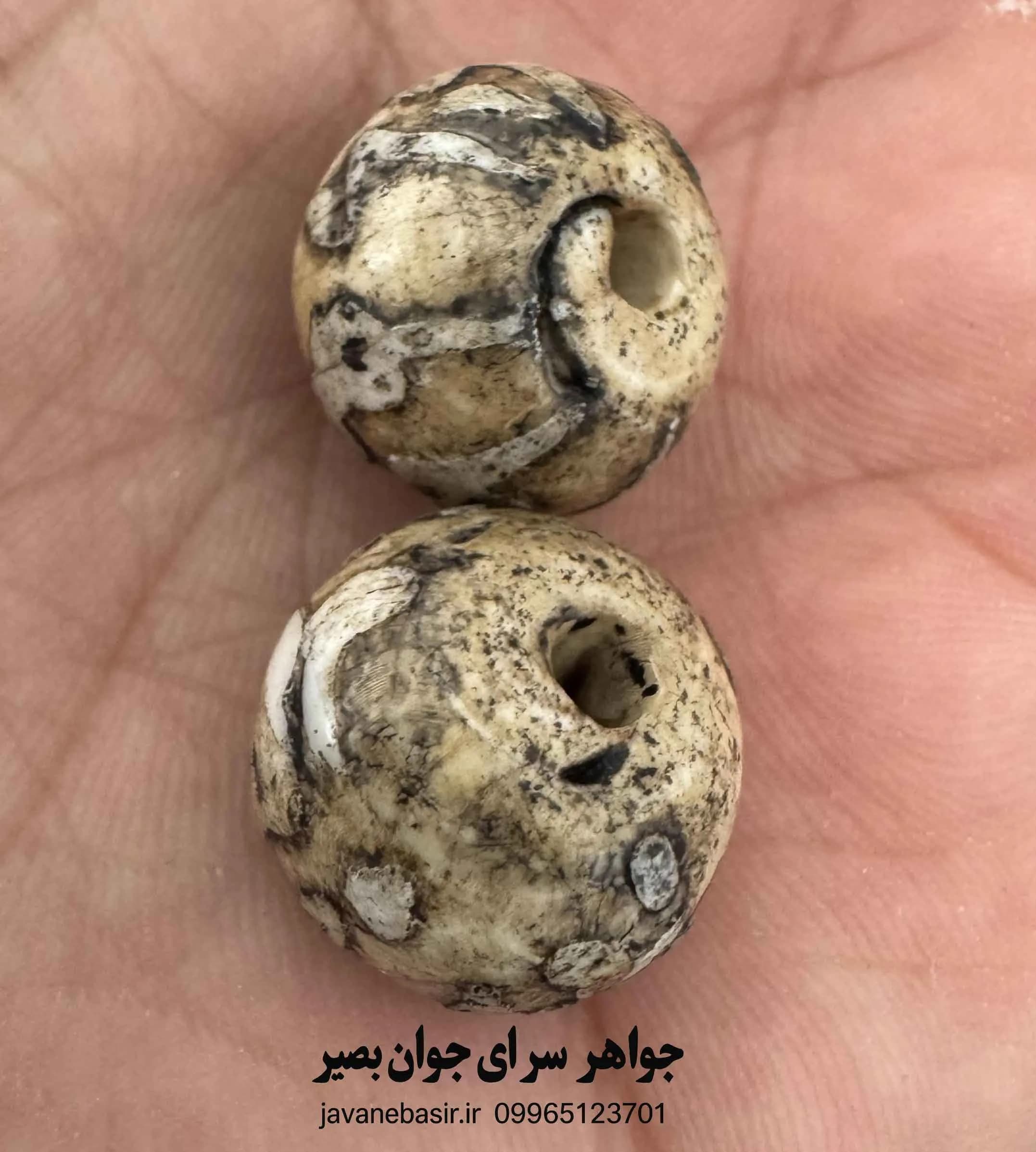 مهره جفتی عطف حجازی اصل | سنگ محبت و آرامش برای دو نفر — تصویر ۳