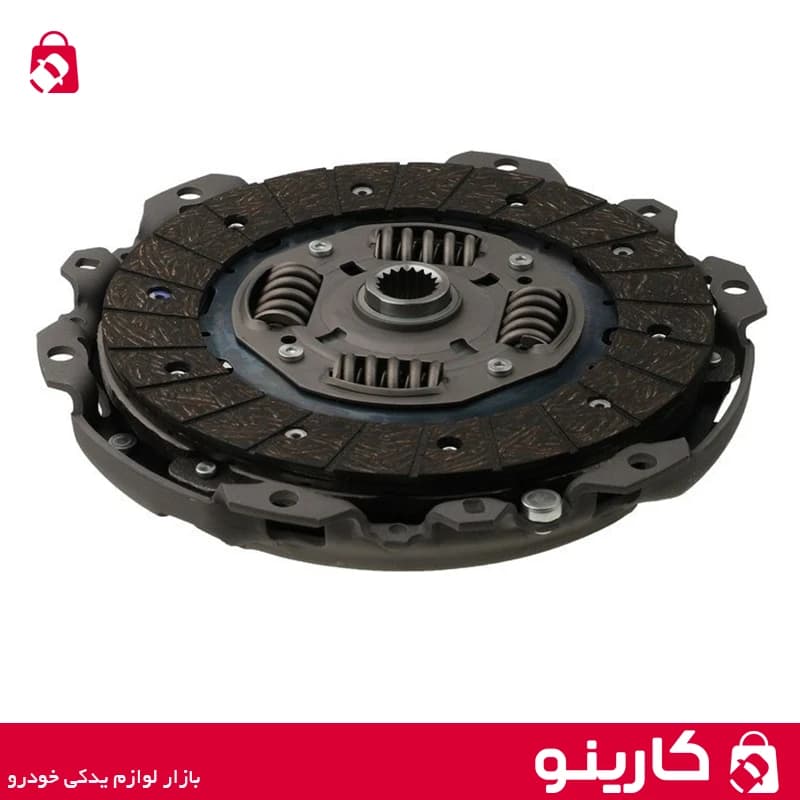 کیت کامل کلاچ پژو 206 پری دمپر چهار فنر دوبل موتور TU گیربکس MA و BE کلاچ محوری ایساکو 0670301199 — تصویر ۸