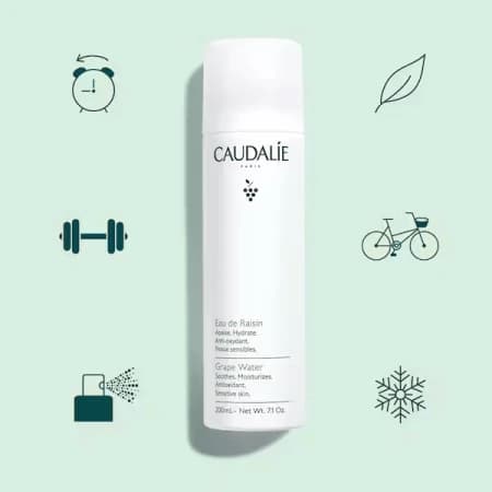 اسپری مرطوبکننده صورت کدلی مدل گراپ واتر Caudalie — تصویر ۳