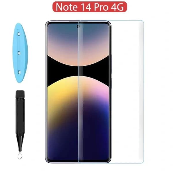 گلس یووی شفاف شیائومی Xiaomi Redmi Note 14 pro 4g
