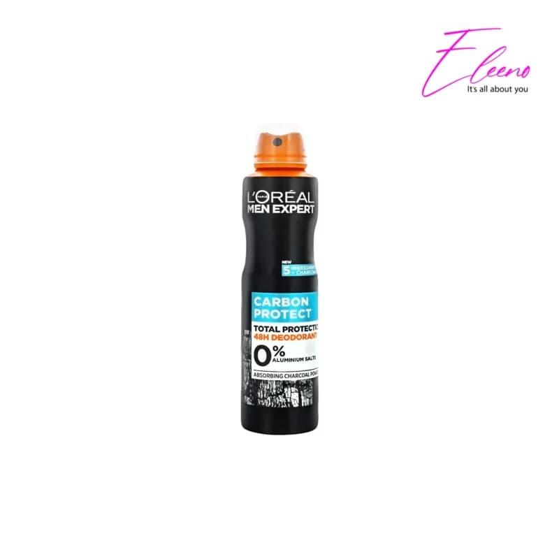 اسپری ضدتعریق مردانه لورئال مدل کربن پروتکت Loreal — تصویر ۲
