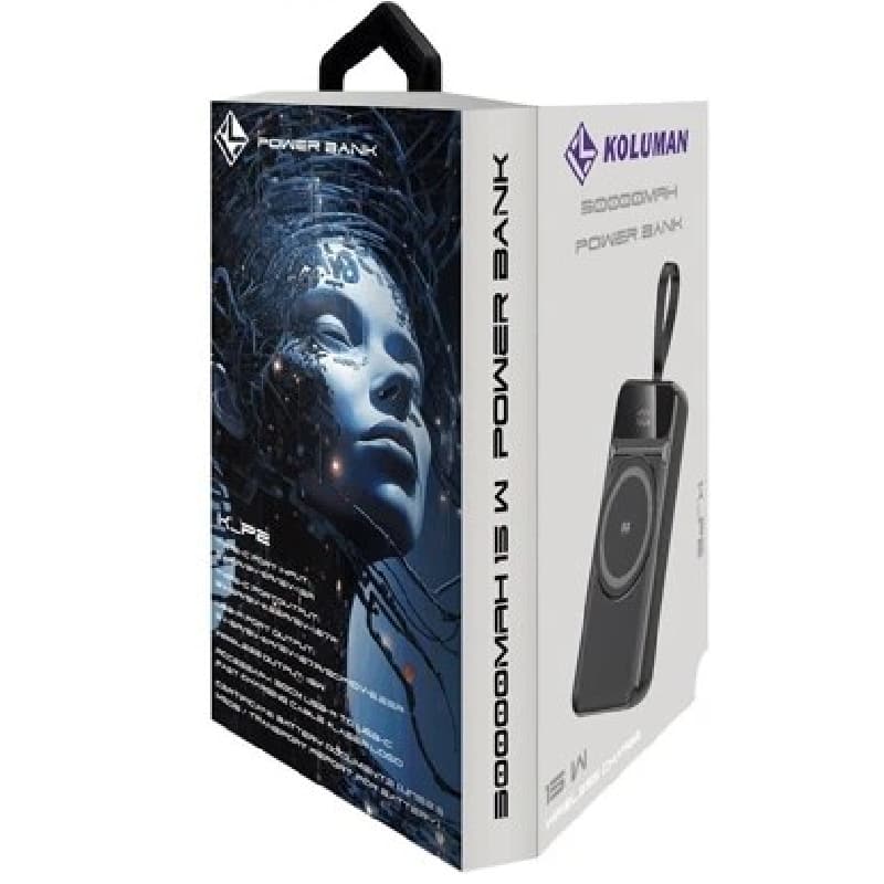 پاوربانک کلومن مدل K-P8 ظرفیت 30000mAh — تصویر ۲