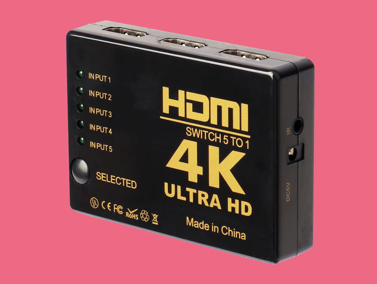 سوئیچ Hdmi پنج پورت 4K