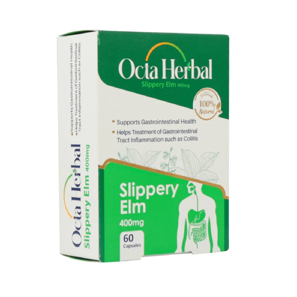 کپسول اکتاهربال اسلیپری الم فاران شیمی 60 عدد | Faran Shimi Octa Herbal Slippery Elm 60 Capsules