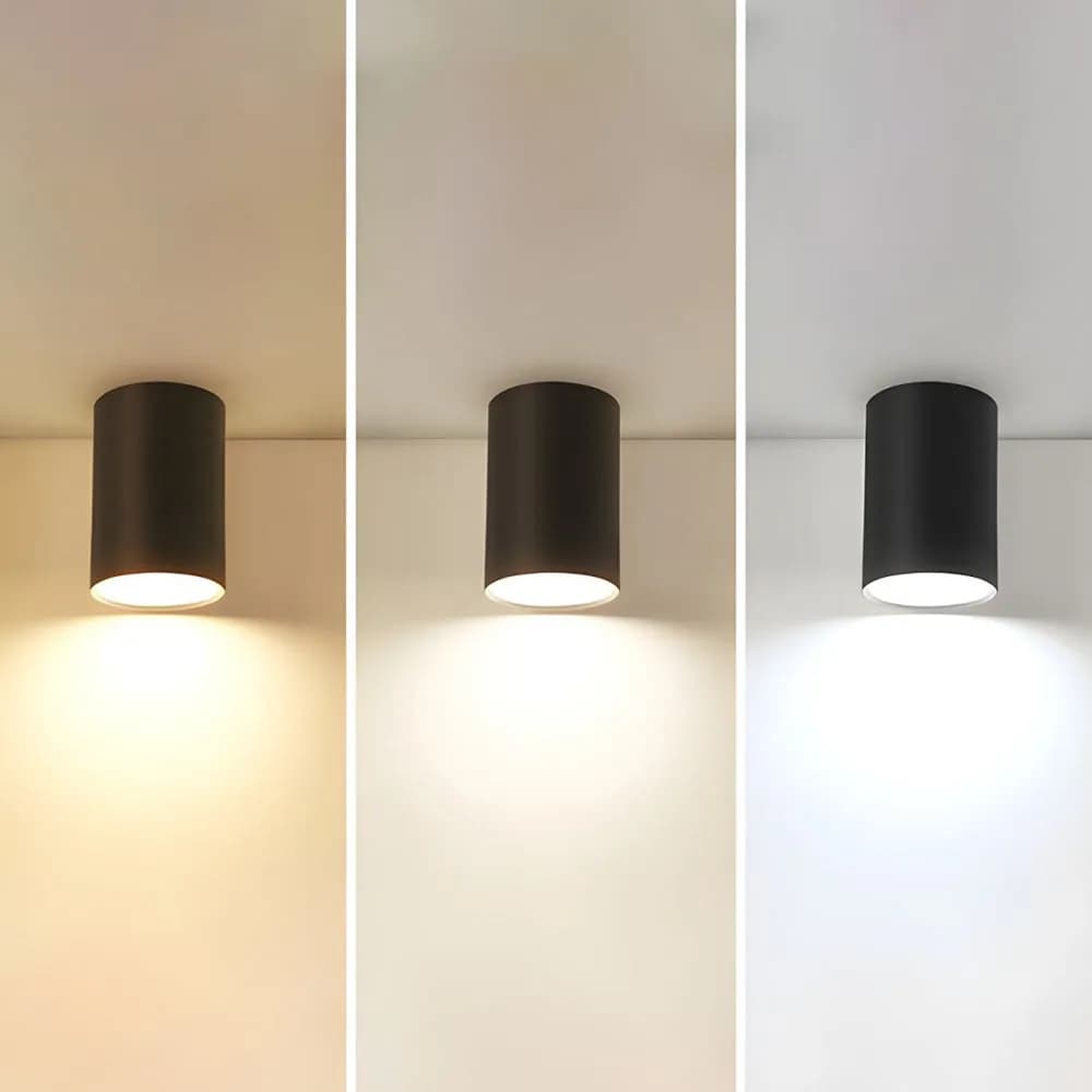 چراغ سقفی استوانه روكار SMD قطر 10CM ارتفاع 13CM توان 25W کد 4401 — تصویر ۴