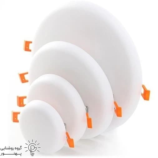 پنل توکار سقفی فول لایت گرد فنر متغیر 36وات SMD کد6116 — تصویر ۵