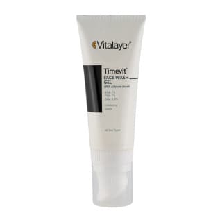 ژل شستشوی صورت ویتالیر مدل Timevit مناسب انواع پوست حجم 200 میل