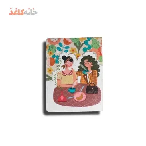 کلاسور 100 برگ قفل فلزی سویل طرح دخترهای تو کافه