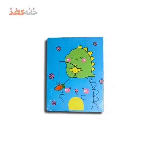 کلاسور 100 برگ قفل فلزی سویل طرح جوجه دایناسور