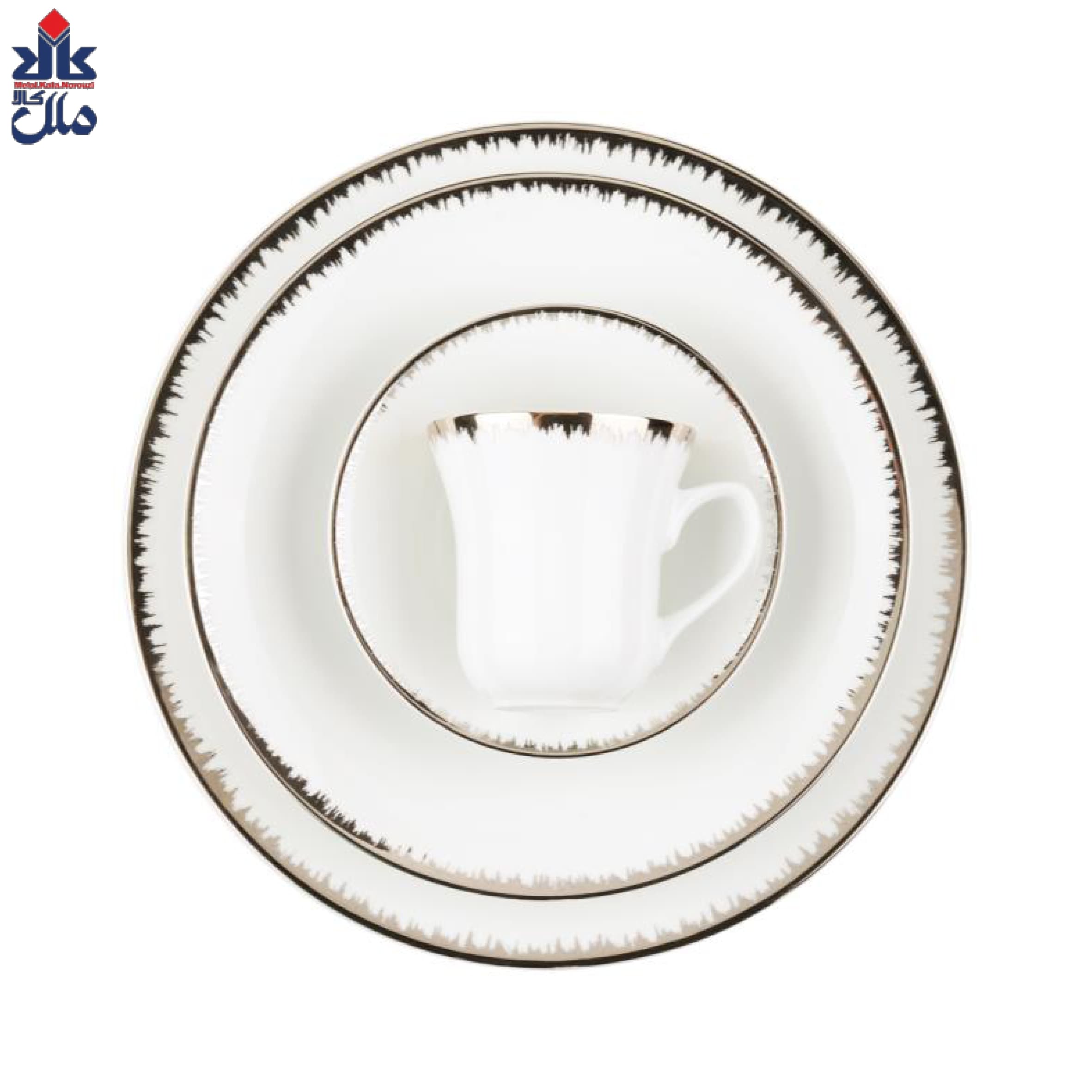 سرویس چینی 108 پارچه کامل رویال پلاتینی