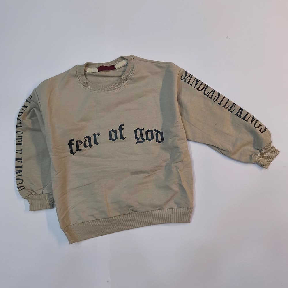 بلوز و شلوار لی کارگو دخترانه و پسرانه FEAR — تصویر ۹