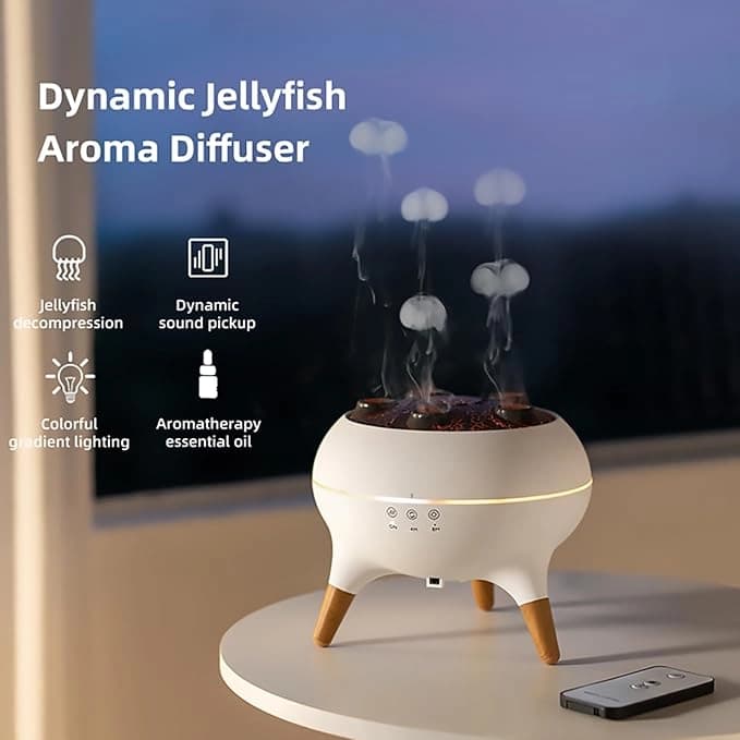 دستگاه بخور سرد Dynamic jelly fish Aroma Diffuser — تصویر ۲