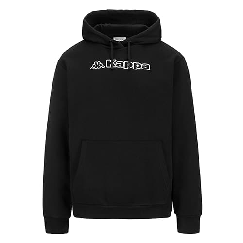 هودی اورجینال کاپا KAPPA مردانه و زنانه وارداتی Black Men’s Sportstyle Fleece Hoodie مشکی