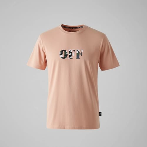تیشرت اورجینال وارداتی Off-White آف وایت طرح نارنجی چریکی