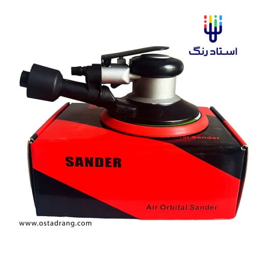 دستگاه پولیش سنباده زن بادی اوربیتال سایز 150 میلی متر مدل Air Orbital Sander With Vacuum (وکیوم دار)