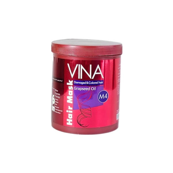 ماسک مو وینا هسته انگور مناسب موهای آسیبدیده و رنگشده 750ml M4