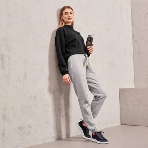 شلوار اسلش جاگر اورجینال زنانه کریویت CRIVIT by Jette Sport آلمان طوسی — تصویر ۳