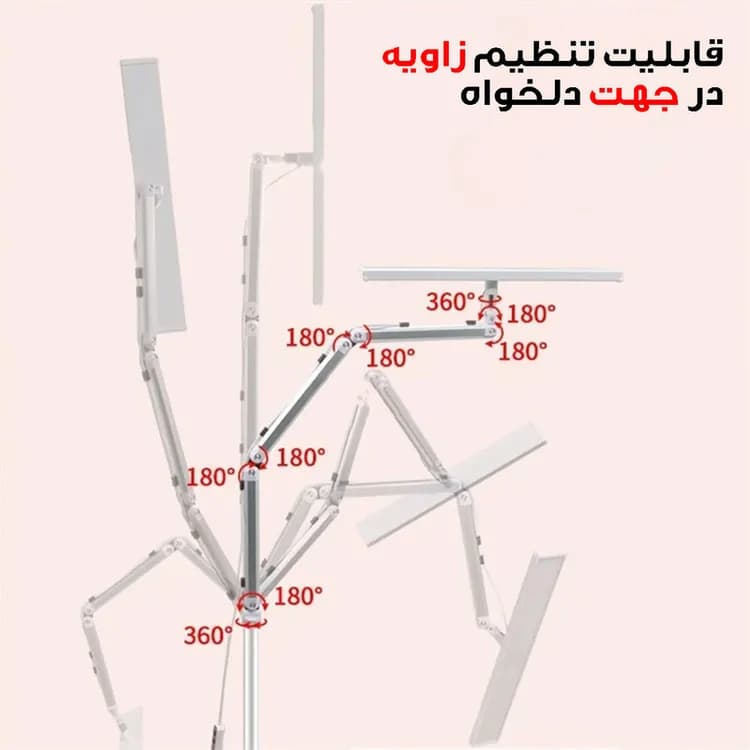 چراغ مطالعه مدل HD-S001 — تصویر ۵