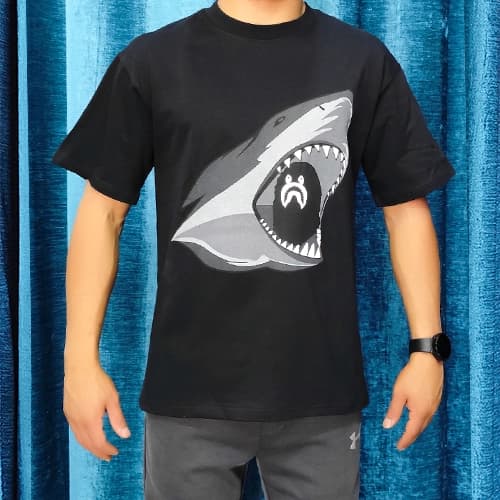 تیشرت اورجینال وارداتی کوسه SHARK بلک لایت — تصویر ۲