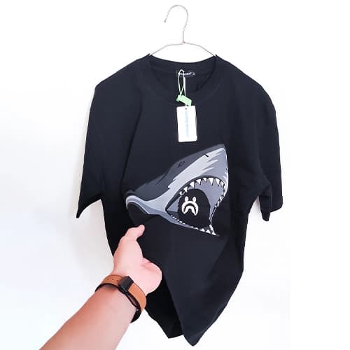 تیشرت اورجینال وارداتی کوسه SHARK بلک لایت — تصویر ۵