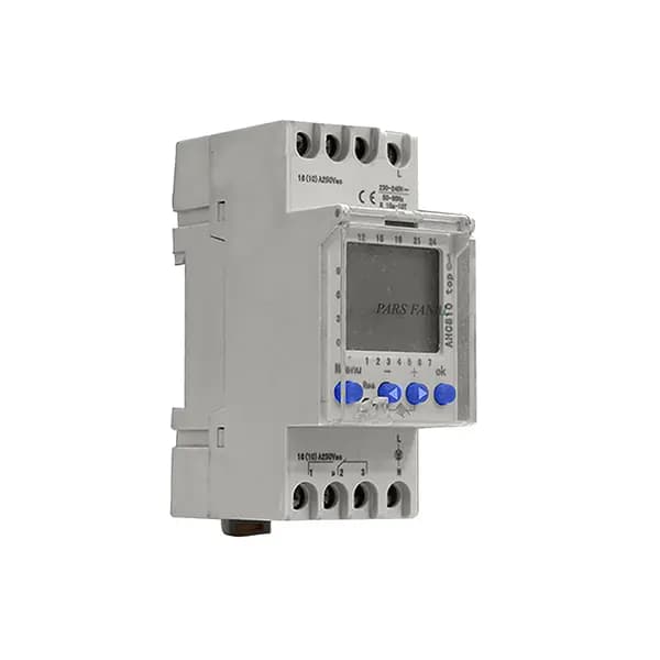 تایمر ذخیره دار یک کاناله پارس فانال مدل PFTD 810 دیجیتالی