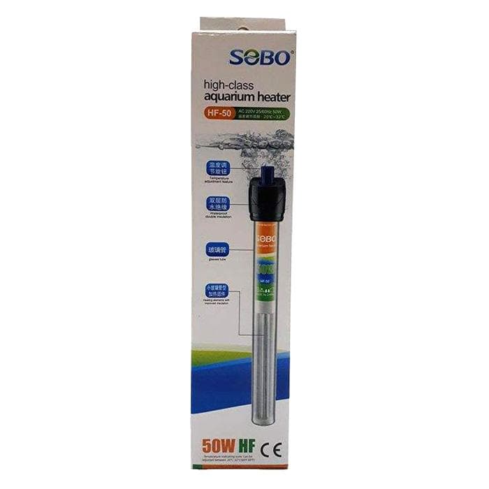 بخاری آکواریوم سوبو HF-50W با شیشه یدک