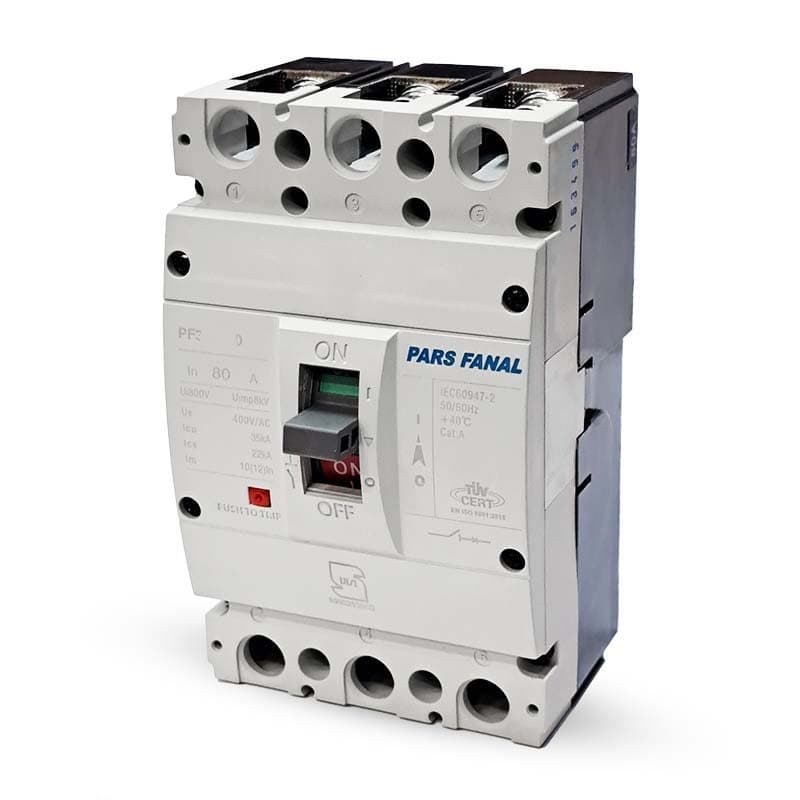 کلید اتوماتیک کامپکت FIX پارس فانال مدل PF3N جریان 1250 آمپر