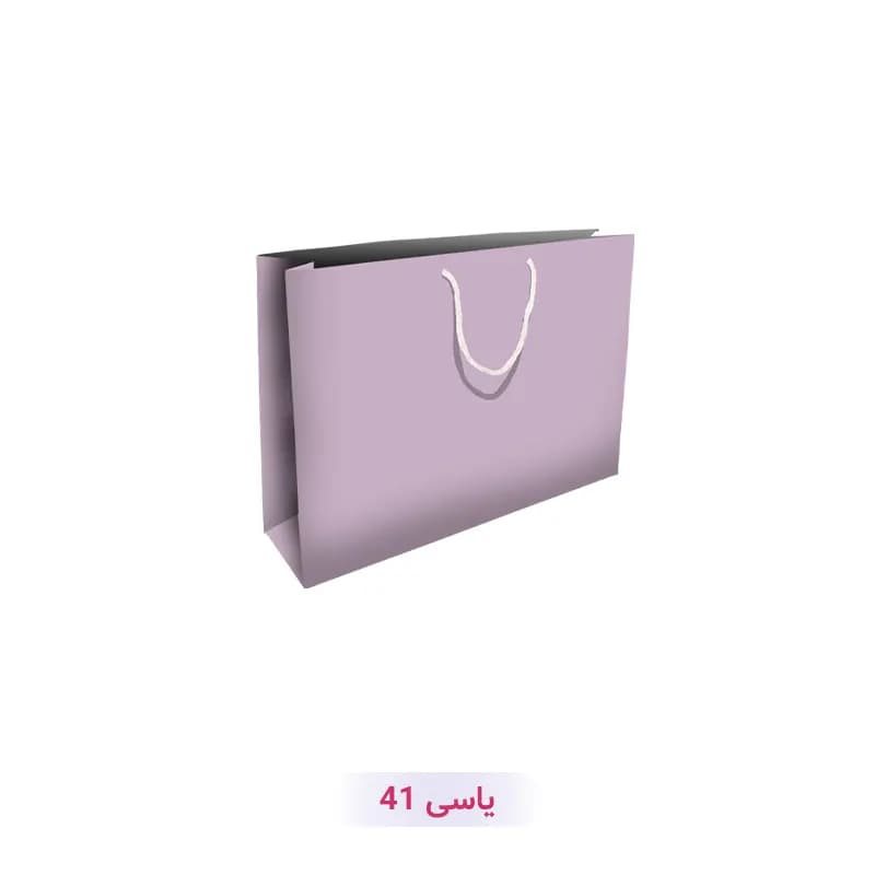 پاکت کادو با طرح ساده تک رنگ یاسی (سری 41)