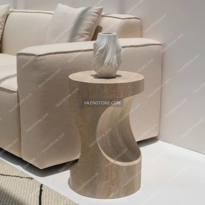 میز عسلی سنگی ایکو — تصویر ۳