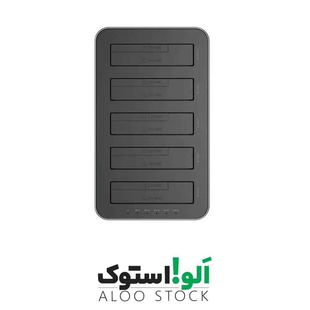 داک هارد و SSD اوریکو ORICO 6656C3-C 2.5″/3.5″ SATA HDD/SSD Five-bay Dock with Offline Clone Function — تصویر ۶