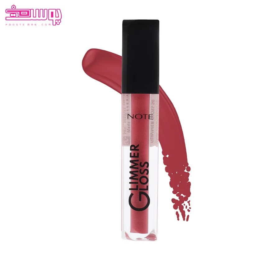 برق لب گلیمر نوت مدل Glimmer Gloss — تصویر ۶