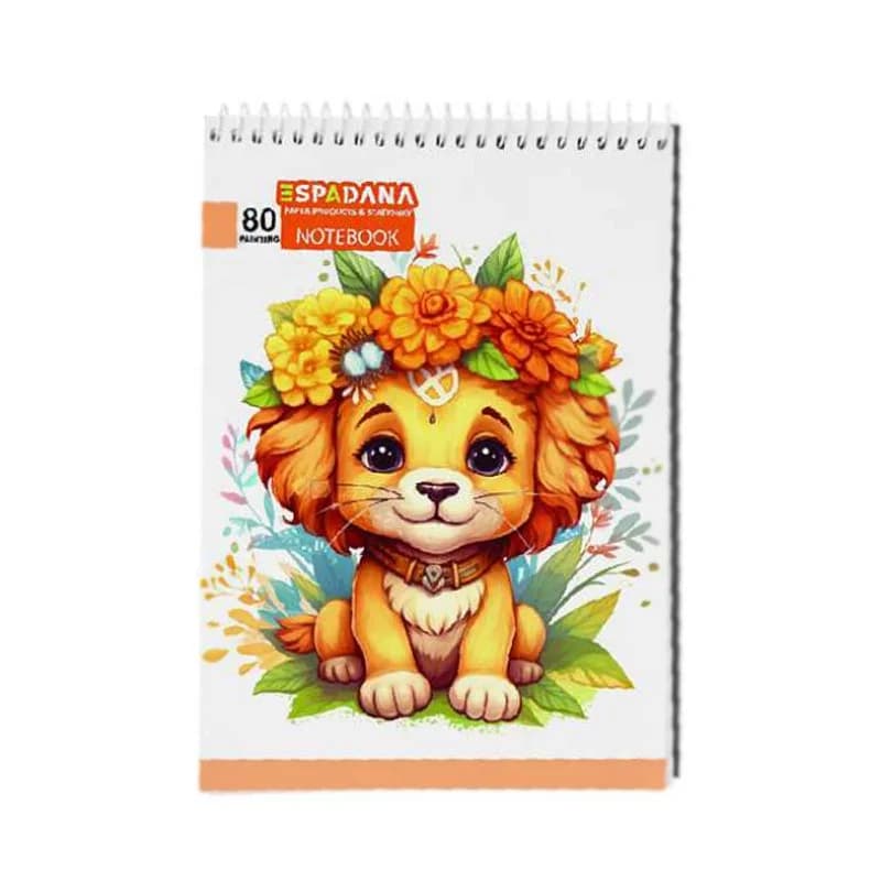 یادداشت 1/16 طلقی فانتزی 80 برگ اسپادانا
