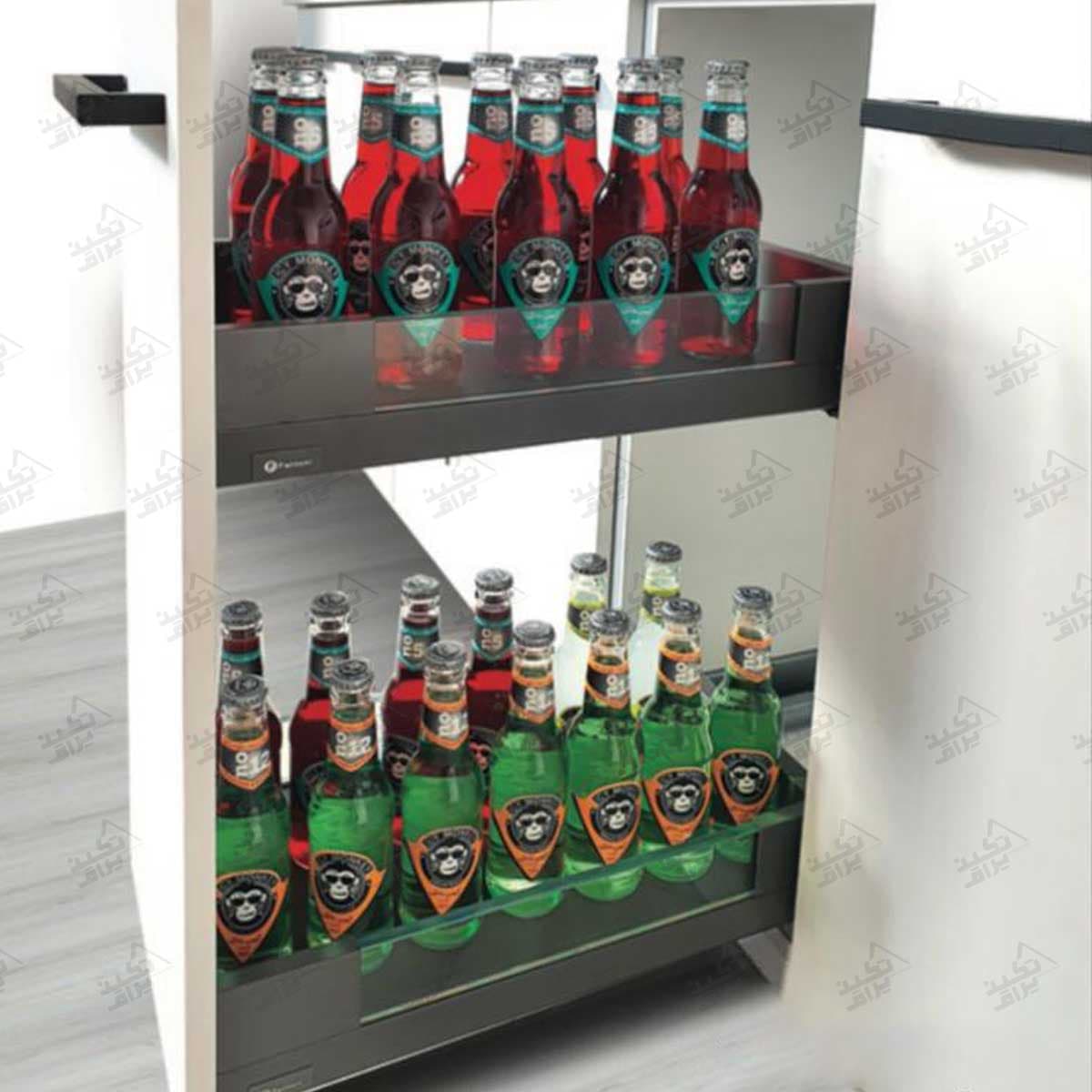 سوپر لردر زیر صفحه اسلیم بدنه شیشه دو طبقه فانتونی مدل F431~F435 — تصویر ۳