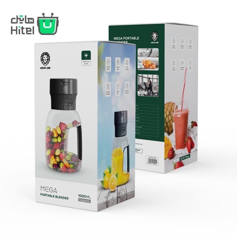 مخلوط کن قابل حمل گرین لاین Green Lion Mega Portable Blender — تصویر ۴