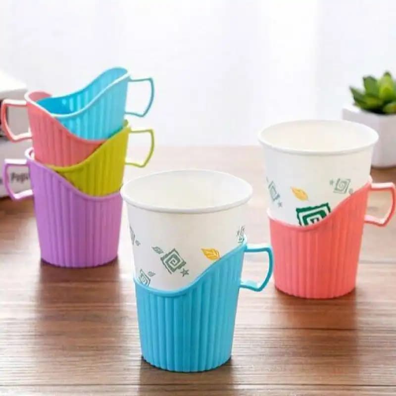 هولدر نگهدارنده لیوان یکبار مصرف و کاغذی بسته 10 عددی کد880 — تصویر ۳