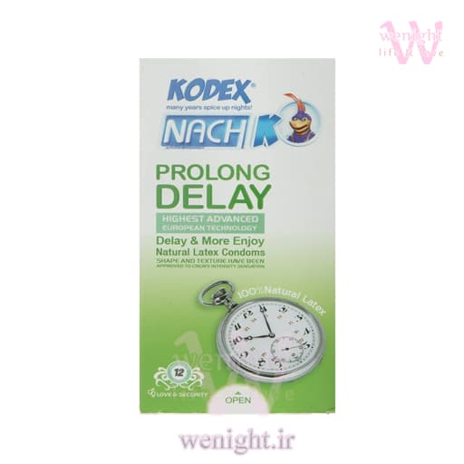کاندوم تاخیری کدکس پرولانگ دیلی – Prolong Delay بسته 12تایی