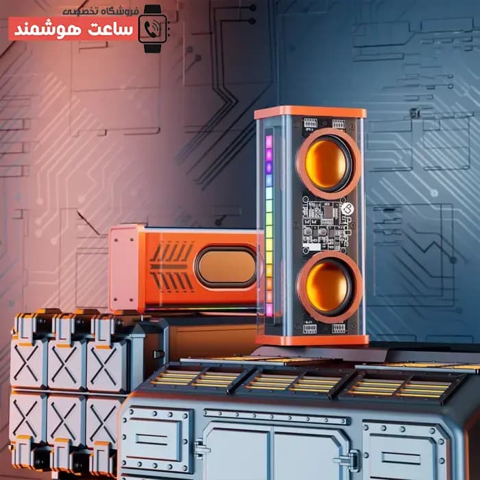 اسپیکر بلوتوثی کوچک قابل حمل شارژی پرووان Proone PSB4117 رم خور — تصویر ۸