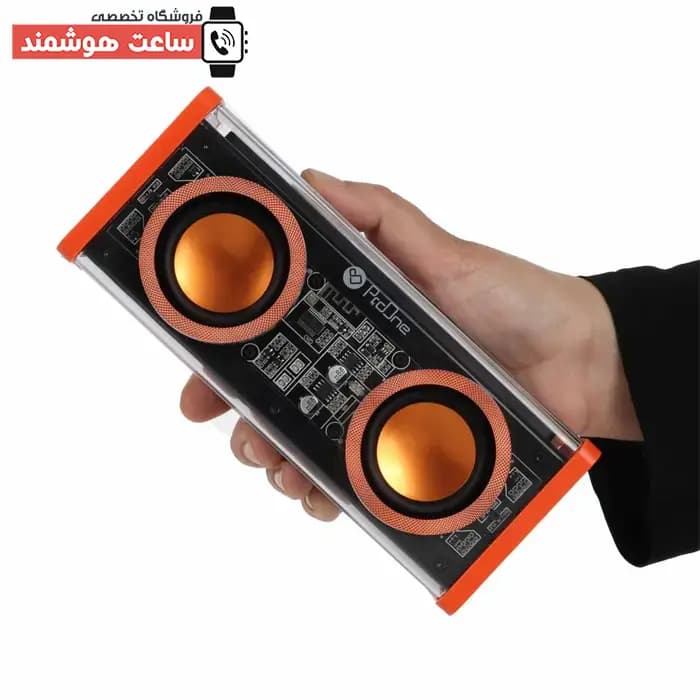 اسپیکر بلوتوثی کوچک قابل حمل شارژی پرووان Proone PSB4117 رم خور — تصویر ۶