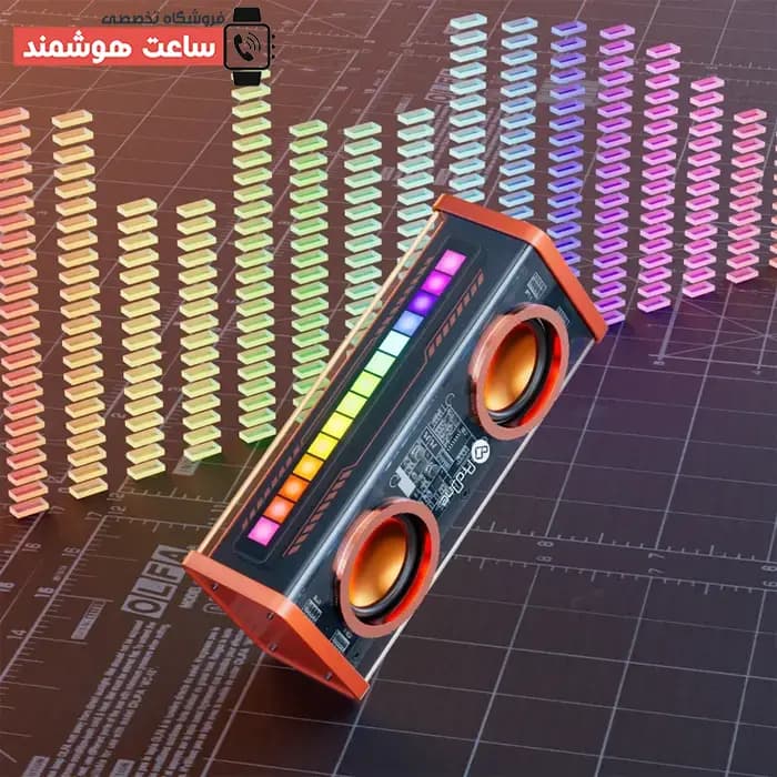اسپیکر بلوتوثی کوچک قابل حمل شارژی پرووان Proone PSB4117 رم خور — تصویر ۷