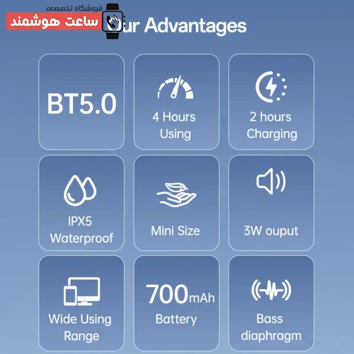 اسپیکر جیبی بلوتوثی بی سیم قابل حمل کوچک یسیدو Yesido YSW30 توان 3 وات — تصویر ۴