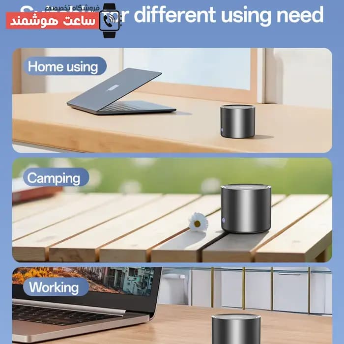 اسپیکر جیبی بلوتوثی بی سیم قابل حمل کوچک یسیدو Yesido YSW30 توان 3 وات — تصویر ۷